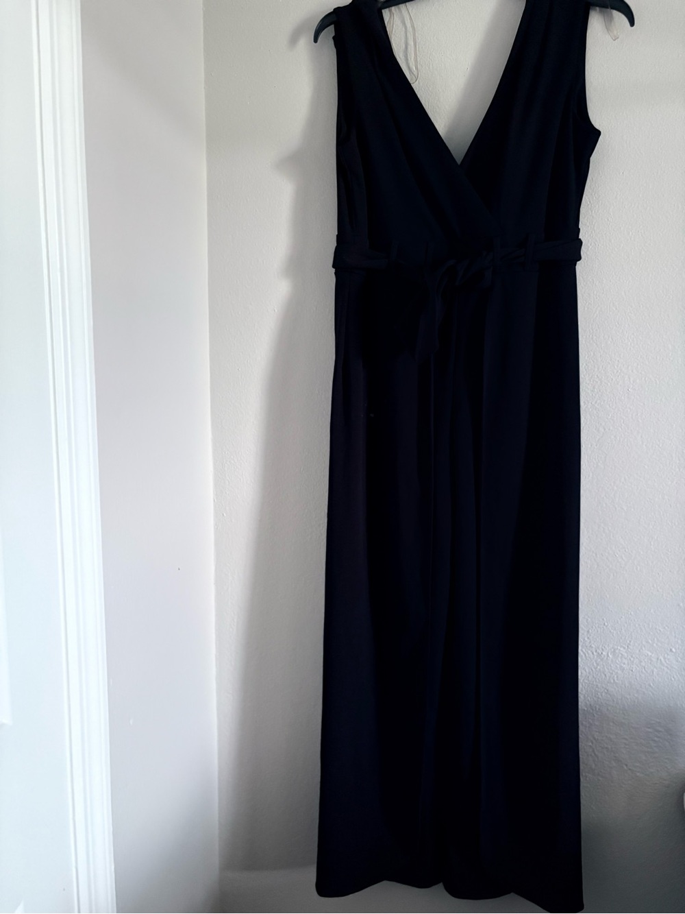 Classic Black V-Neck jumpsuit